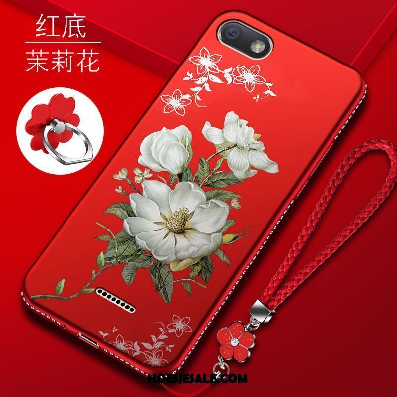 Xiaomi Redmi 6a Hoesje Hanger Dun Scheppend Anti-fall Rood Sale
