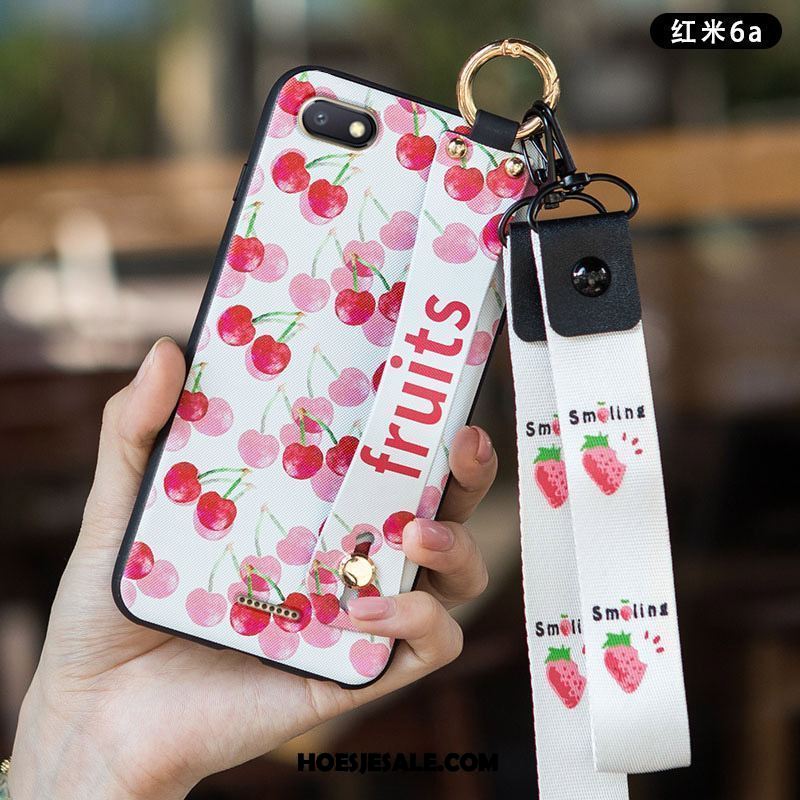Xiaomi Redmi 6a Hoesje Schrobben Rood Roze Bescherming Dun Goedkoop