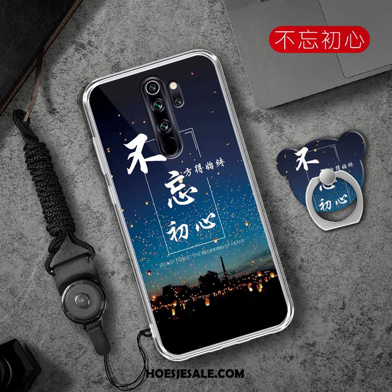 Xiaomi Redmi Note 8 Pro Hoesje Hart Zacht Trend Rood Anti-fall Goedkoop