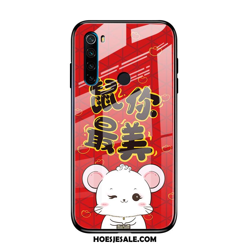 Xiaomi Redmi Note 8t Hoesje Bescherming Hoes Spotprent Lovers Glas Korting