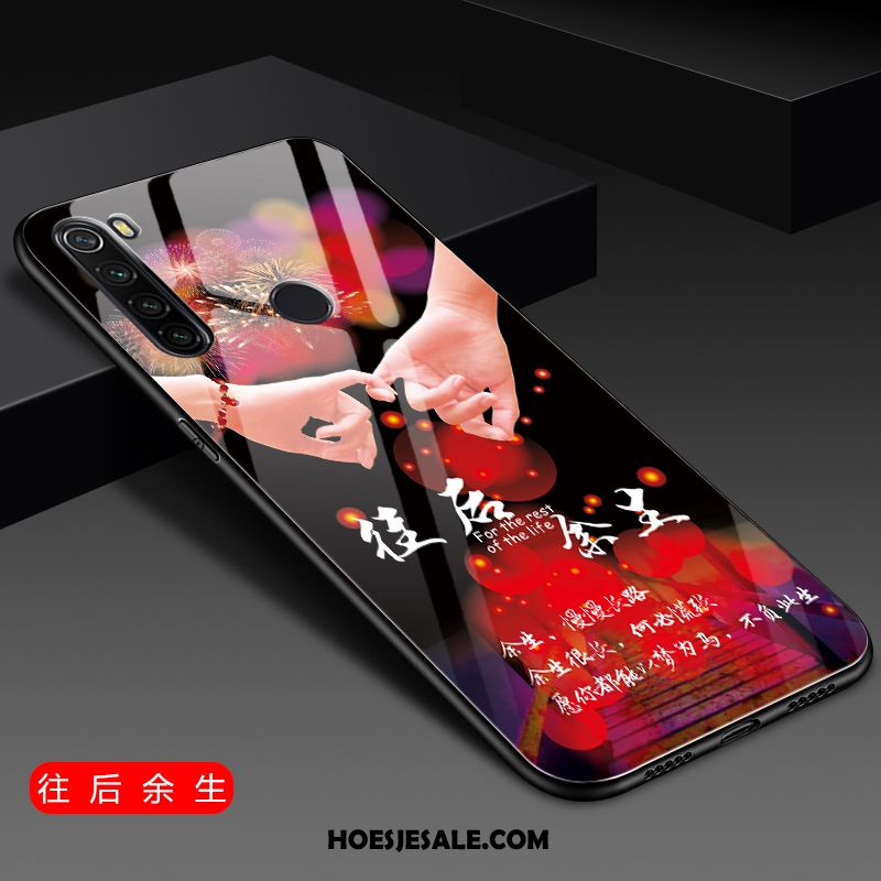 Xiaomi Redmi Note 8t Hoesje Hanger Glas Mini Mobiele Telefoon Rood Goedkoop