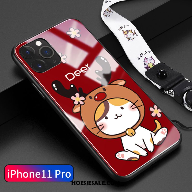 iPhone 11 Pro Hoesje Net Red Mobiele Telefoon Nieuw Mooie Rood Goedkoop