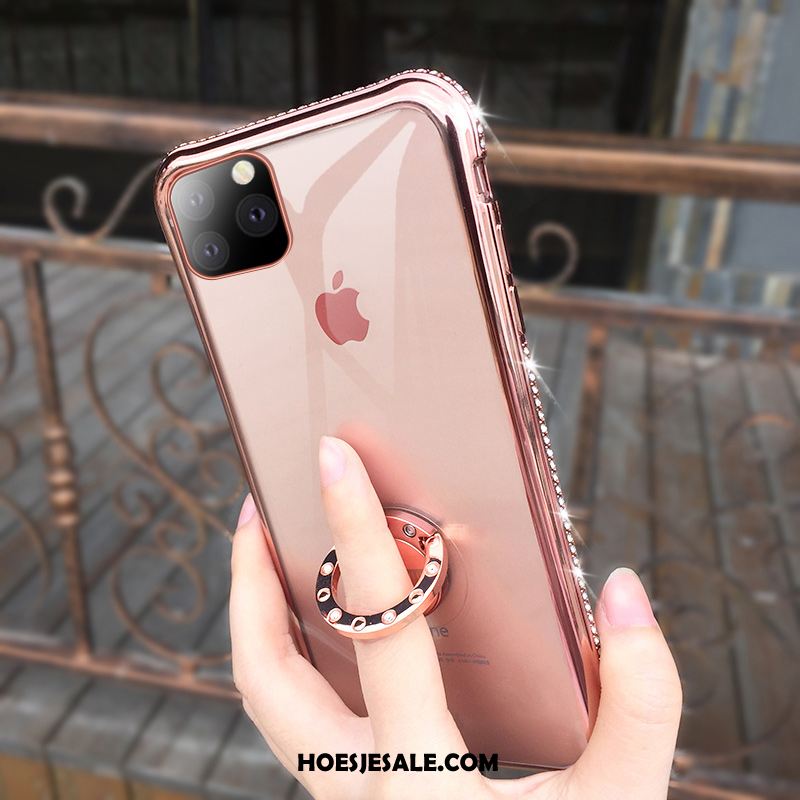 iPhone 11 Pro Max Hoesje Nieuw Zacht Roze Mobiele Telefoon Anti-fall Korting