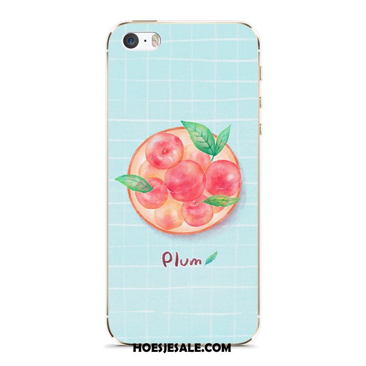 iPhone 5c Hoesje Hoes Mobiele Telefoon Bescherming Fruit Roze Goedkoop