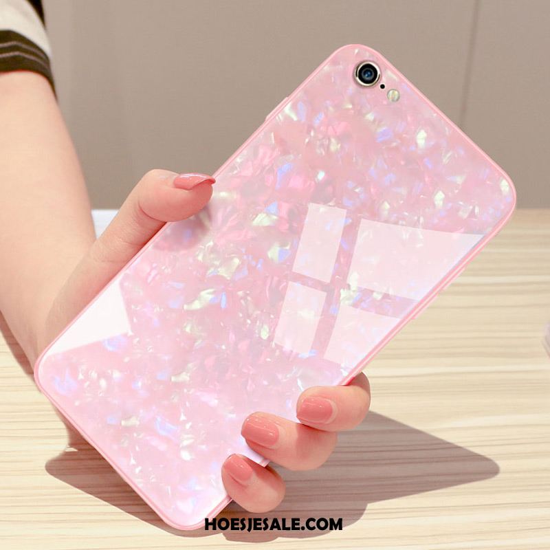 iPhone 6 / 6s Hoesje Scheppend Siliconen Mobiele Telefoon Roze Nieuw Online