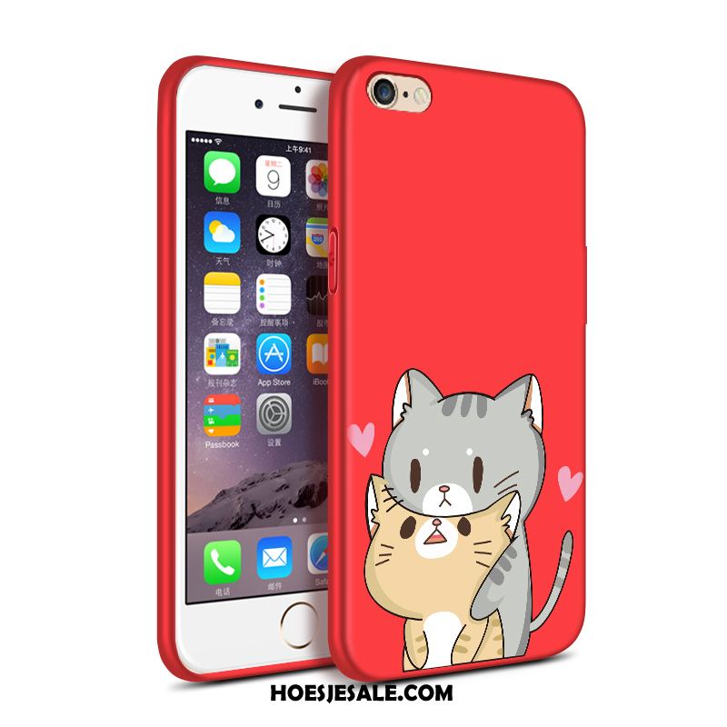iPhone 6 / 6s Plus Hoesje Siliconen Lovers Rood All Inclusive Hoes Online