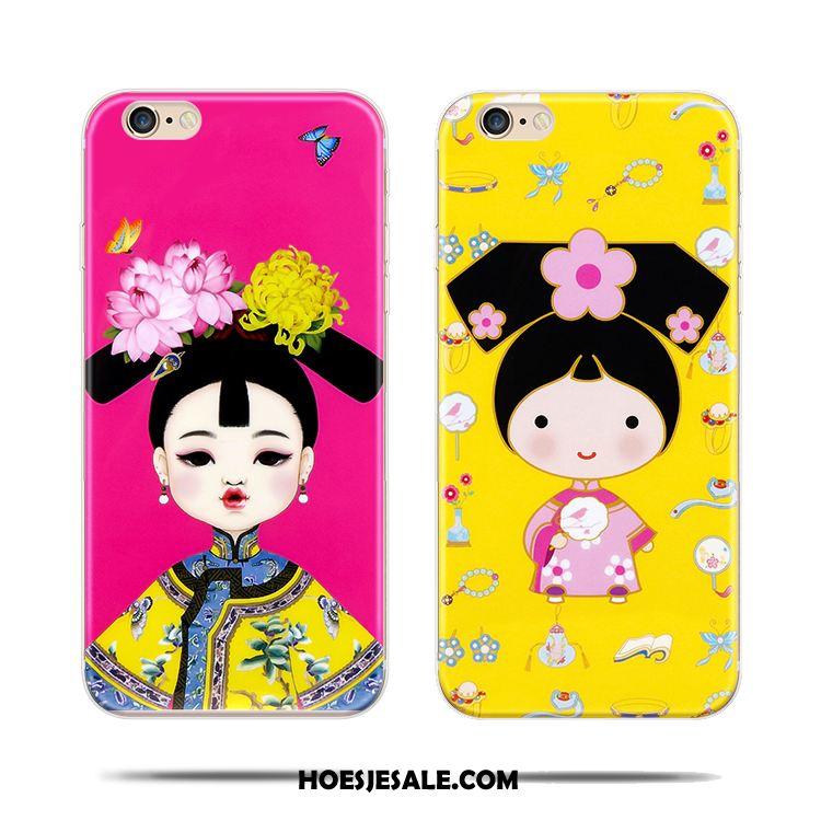 iPhone 6 / 6s Plus Hoesje Zacht Siliconen Chinese Stijl Mobiele Telefoon Trendy Merk Online