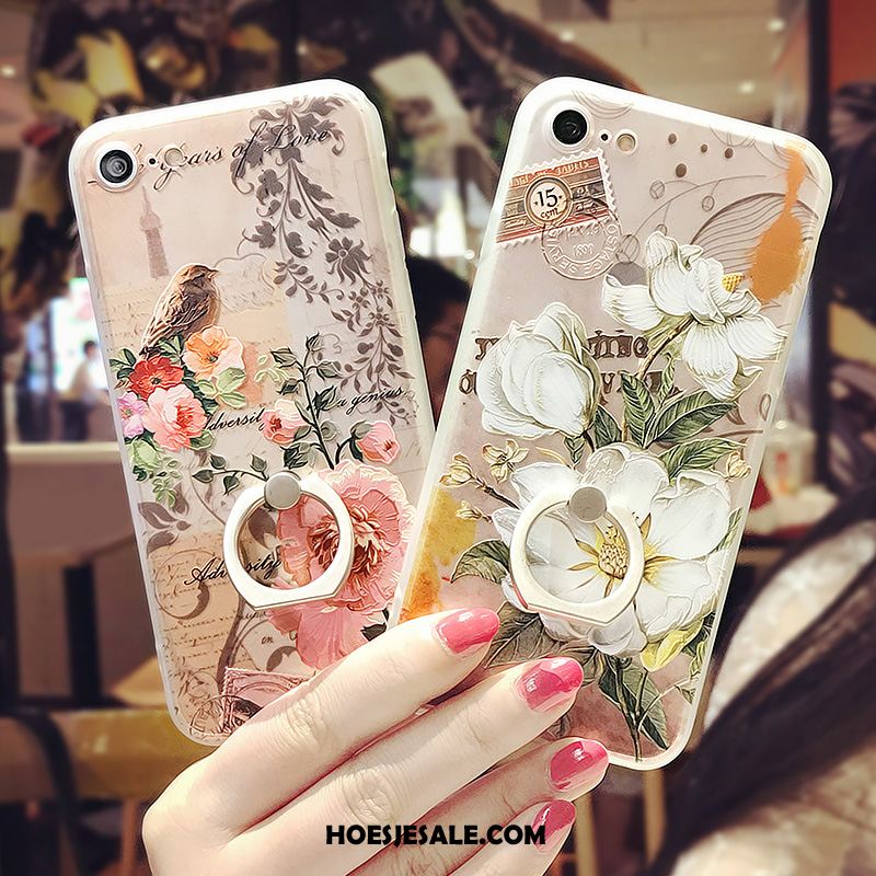iPhone 7 Hoesje Mobiele Telefoon Kunst Bloemen Ring Bescherming Sale