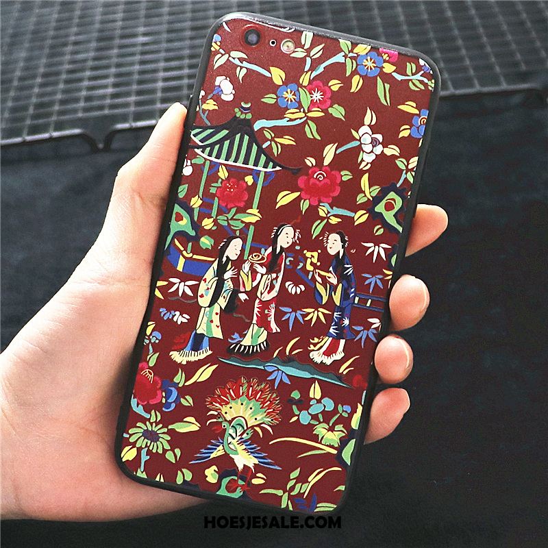iPhone 7 Hoesje Wind Patroon Mobiele Telefoon Reliëf Kleur Sale