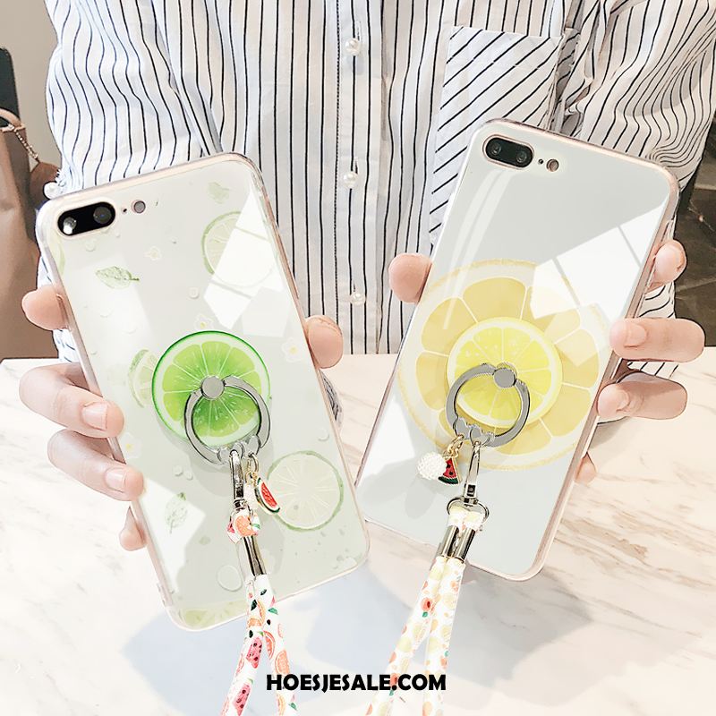 iPhone 7 Plus Hoesje Bescherming Trendy Merk Glas Mobiele Telefoon Groen Sale