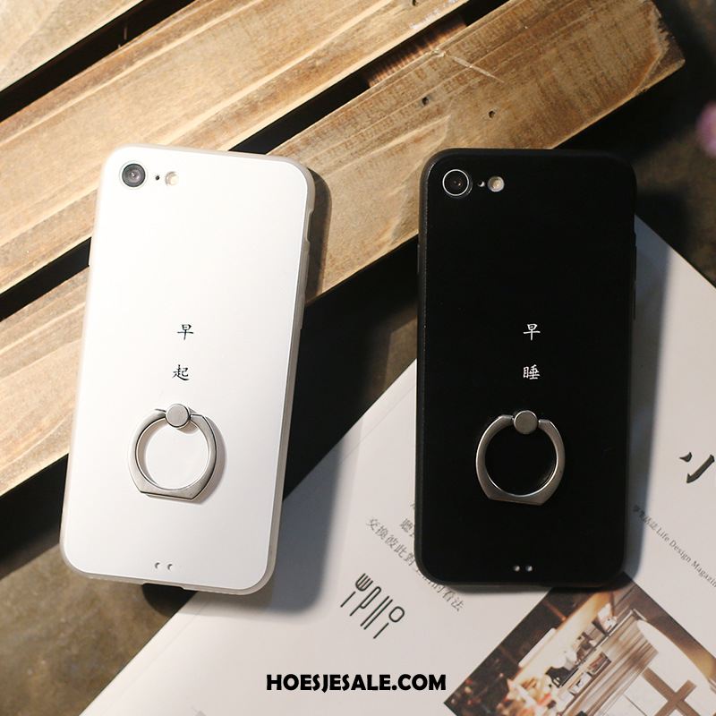 iPhone 8 Hoesje Hanger Mobiele Telefoon Lovers Eenvoudige Zwart Sale