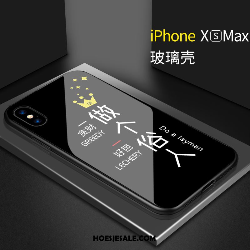 iPhone Xs Max Hoesje Glas Rijkdom Persoonlijk Mobiele Telefoon Hoes Kopen