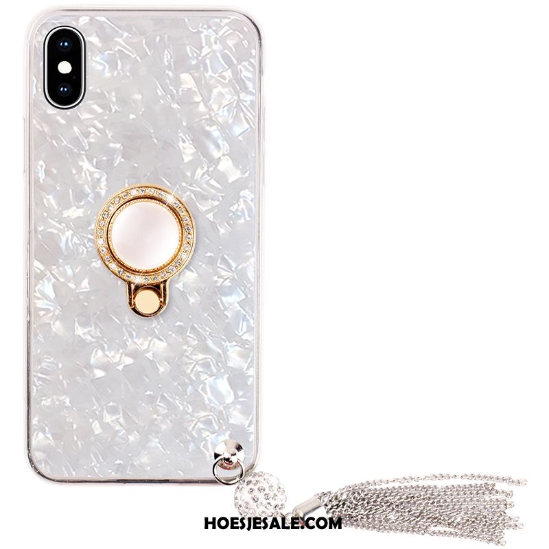 iPhone Xs Max Hoesje Mobiele Telefoon Ring All Inclusive Wit Zacht Korting