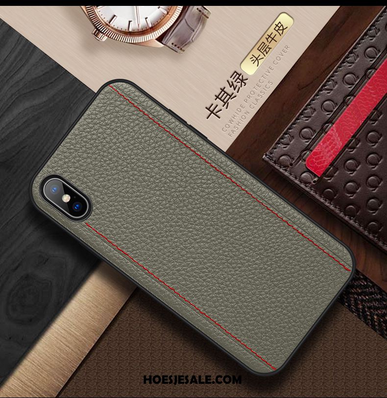iPhone Xs Max Hoesje Trend High End Kwaliteit Anti-fall Grijs Online