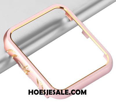 Apple Watch Series 1 Hoesje Bescherming Hoes Rood Metaal Omlijsting Kopen