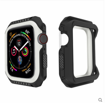 Apple Watch Series 1 Hoesje Blauw Bescherming Anti-fall Siliconen Omlijsting Sale