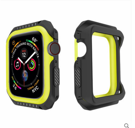 Apple Watch Series 1 Hoesje Blauw Bescherming Anti-fall Siliconen Omlijsting Sale