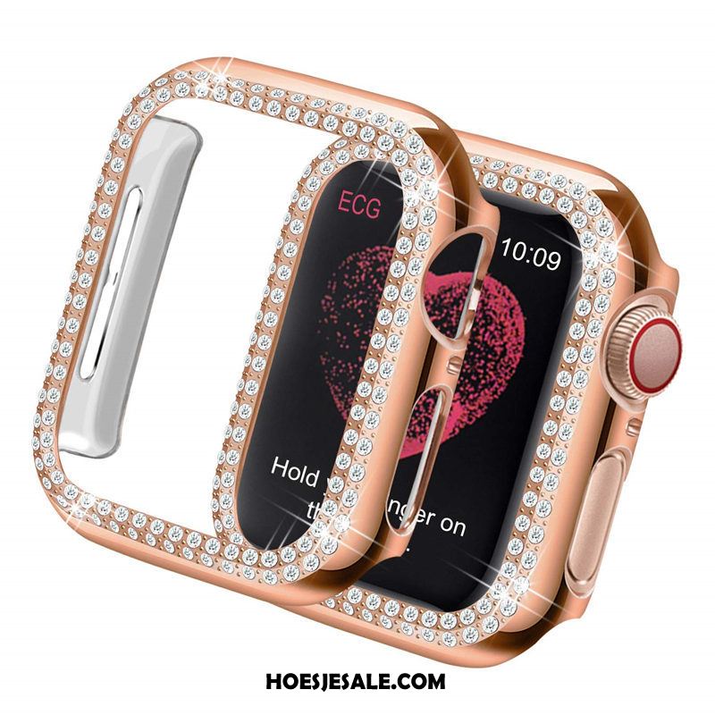 Apple Watch Series 1 Hoesje Plating Strass Lichte En Dun Bescherming Goud Korting