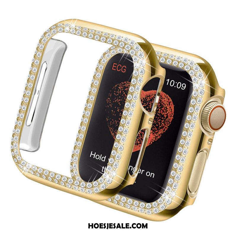 Apple Watch Series 1 Hoesje Plating Strass Lichte En Dun Bescherming Goud Korting