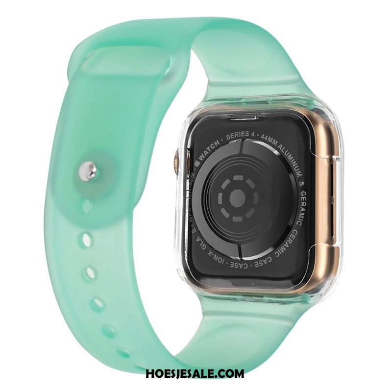 Apple Watch Series 1 Hoesje Pu Twee Kleuren Bescherming Siliconen Hoes Kopen