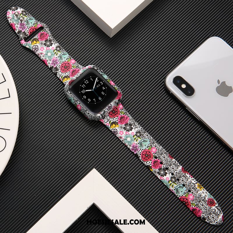 Apple Watch Series 2 Hoesje Bedrukken Bescherming Siliconen Luipaard Trendy Merk Kopen