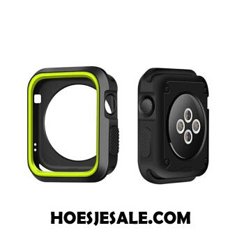 Apple Watch Series 2 Hoesje Hoes Wit Siliconen Bescherming Groen Korting