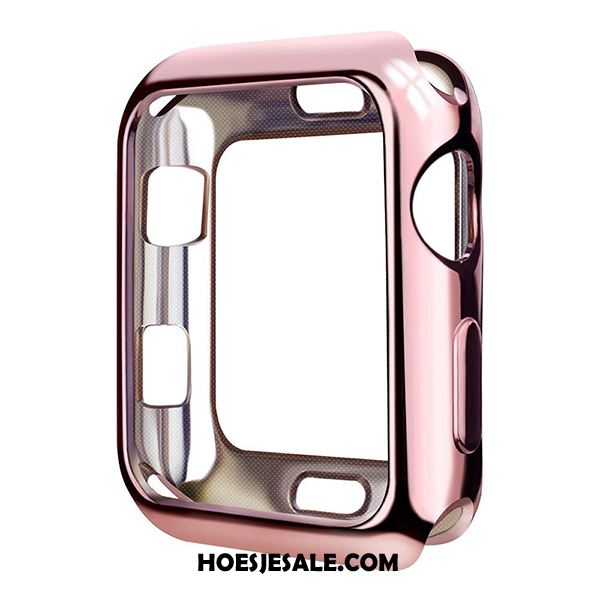 Apple Watch Series 2 Hoesje Zacht Plating Hoes Dun Doorzichtig Sale