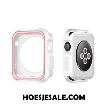 Apple Watch Series 3 Hoesje Bescherming Twee Kleuren Siliconen Hoes Wit Online