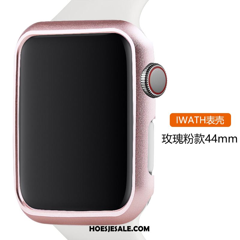 Apple Watch Series 3 Hoesje Goud Metaal Bescherming Legering Trend Goedkoop