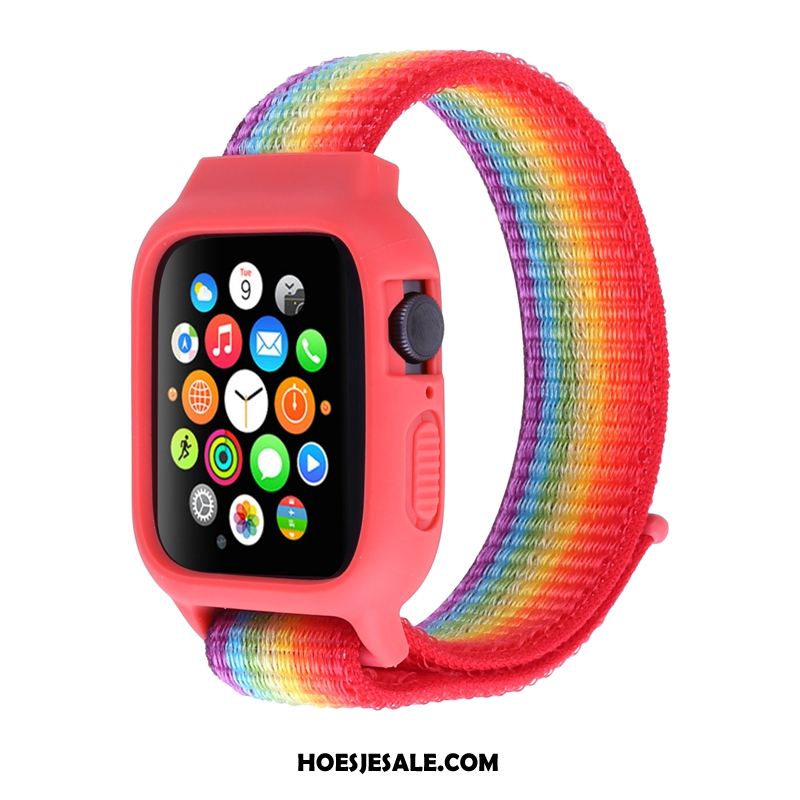 Apple Watch Series 3 Hoesje Rood Nylon Bescherming Kopen