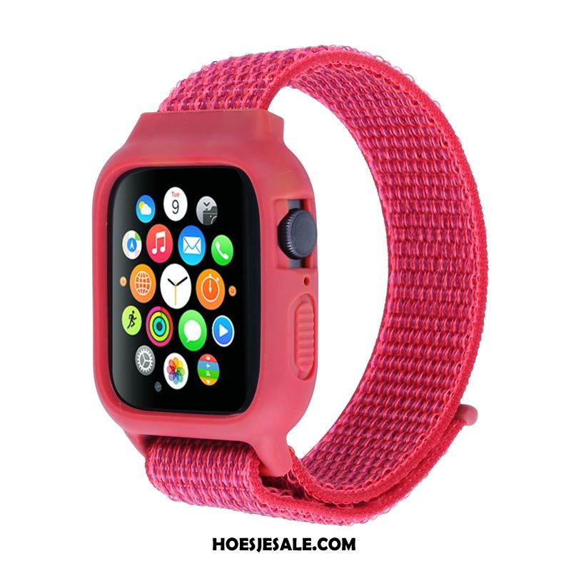 Apple Watch Series 3 Hoesje Rood Nylon Bescherming Kopen