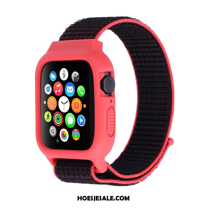 Apple Watch Series 3 Hoesje Rood Nylon Bescherming Kopen