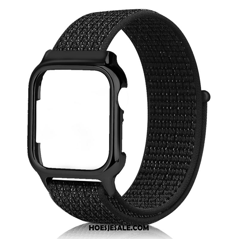 Apple Watch Series 3 Hoesje Scheppend Zwart Rood Trend Nylon Korting