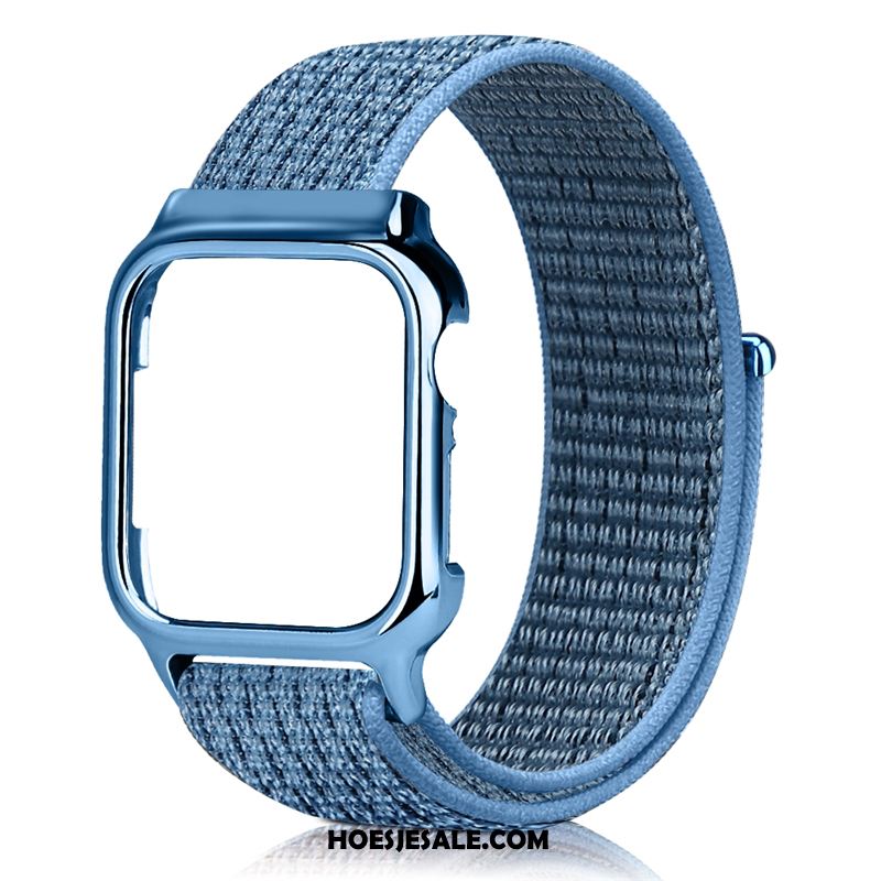 Apple Watch Series 3 Hoesje Scheppend Zwart Rood Trend Nylon Korting