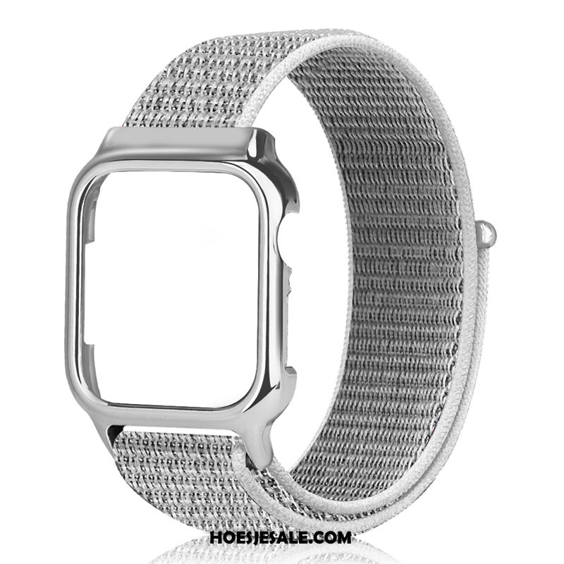 Apple Watch Series 3 Hoesje Scheppend Zwart Rood Trend Nylon Korting