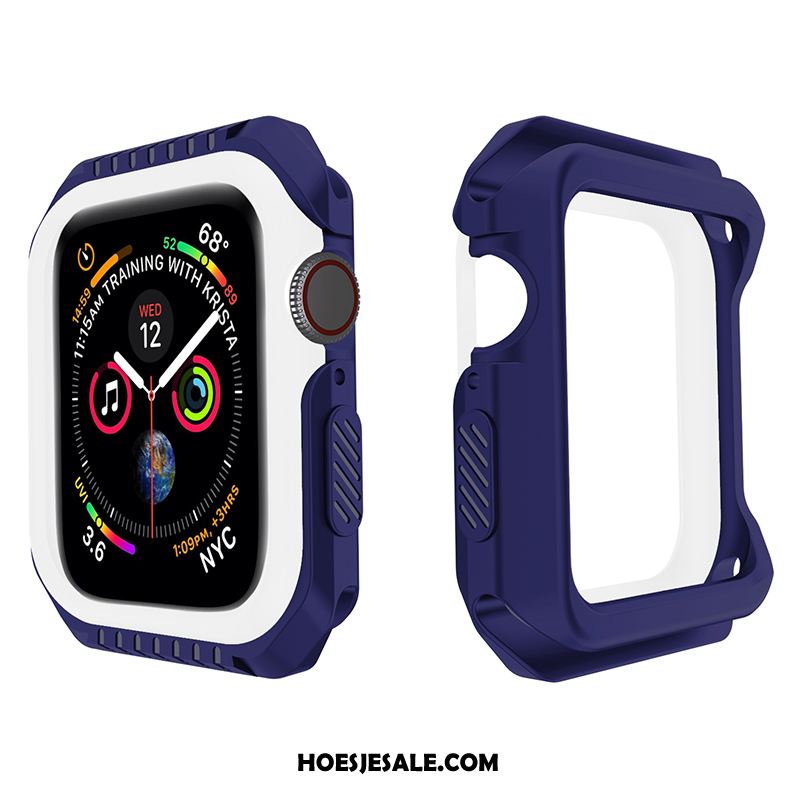 Apple Watch Series 3 Hoesje Siliconen Bescherming Zacht Anti-fall Purper Goedkoop