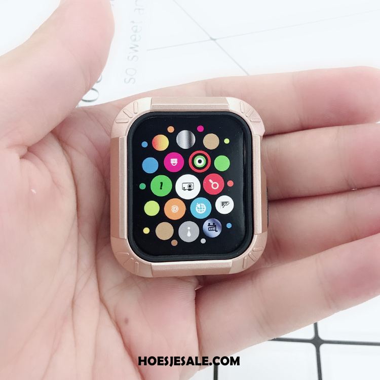 Apple Watch Series 3 Hoesje Zacht Siliconen Rood Anti-fall Hoes Goedkoop