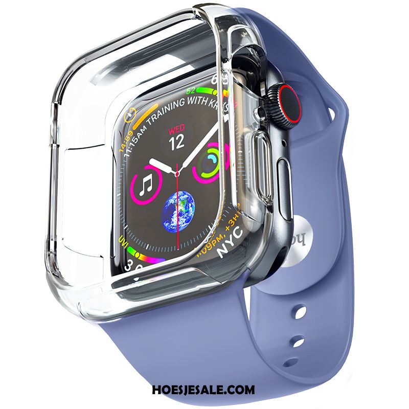 Apple Watch Series 4 Hoesje Accessoires Zacht Blauw Siliconen All Inclusive Kopen