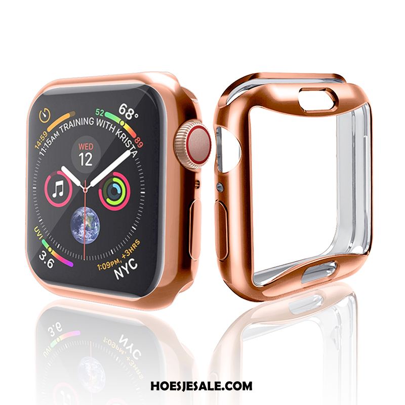 Apple Watch Series 4 Hoesje All Inclusive Hoes Plating Anti-fall Goud Goedkoop