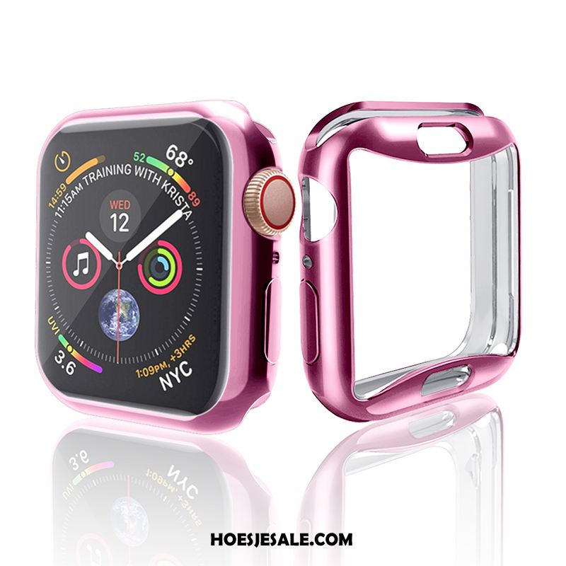 Apple Watch Series 4 Hoesje All Inclusive Hoes Plating Anti-fall Goud Goedkoop