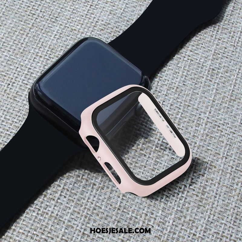 Apple Watch Series 4 Hoesje Hoes Rood Omlijsting Tas Bescherming Goedkoop