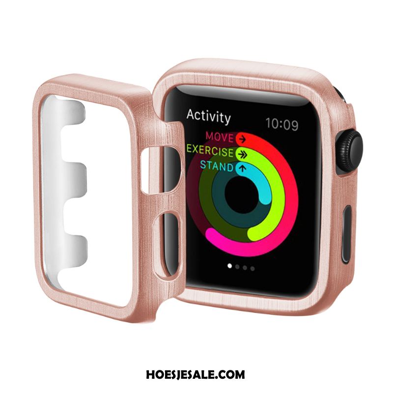 Apple Watch Series 4 Hoesje Patroon Omlijsting Roze Hoes Anti-fall Sale