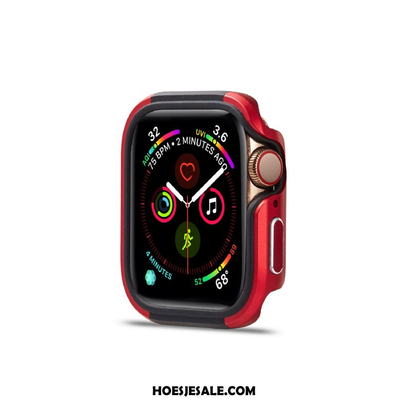 Apple Watch Series 5 Hoesje Blauw Hoes Bescherming Zacht Omlijsting Winkel