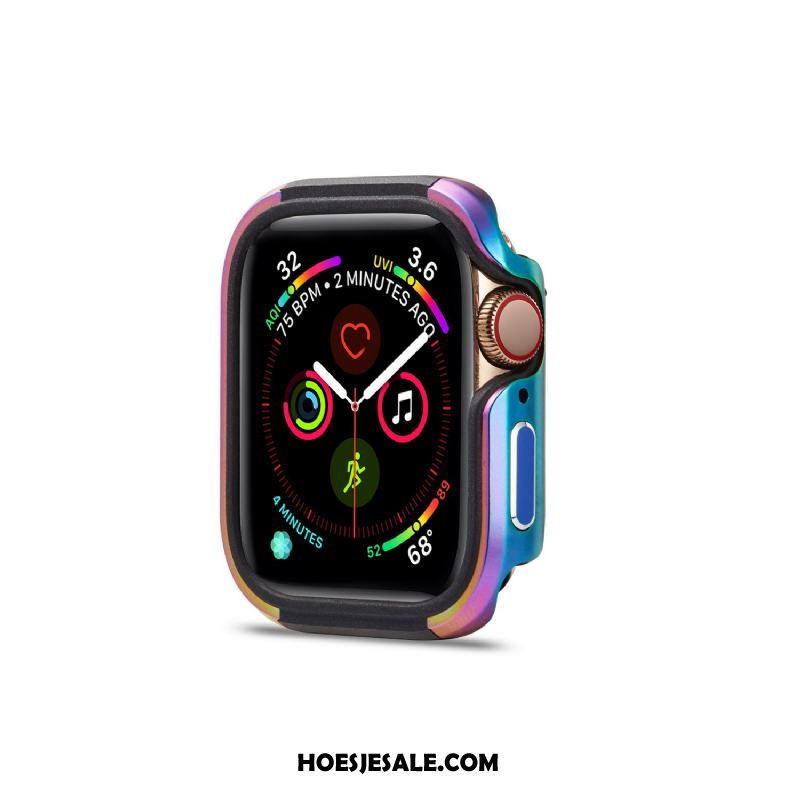 Apple Watch Series 5 Hoesje Blauw Hoes Bescherming Zacht Omlijsting Winkel