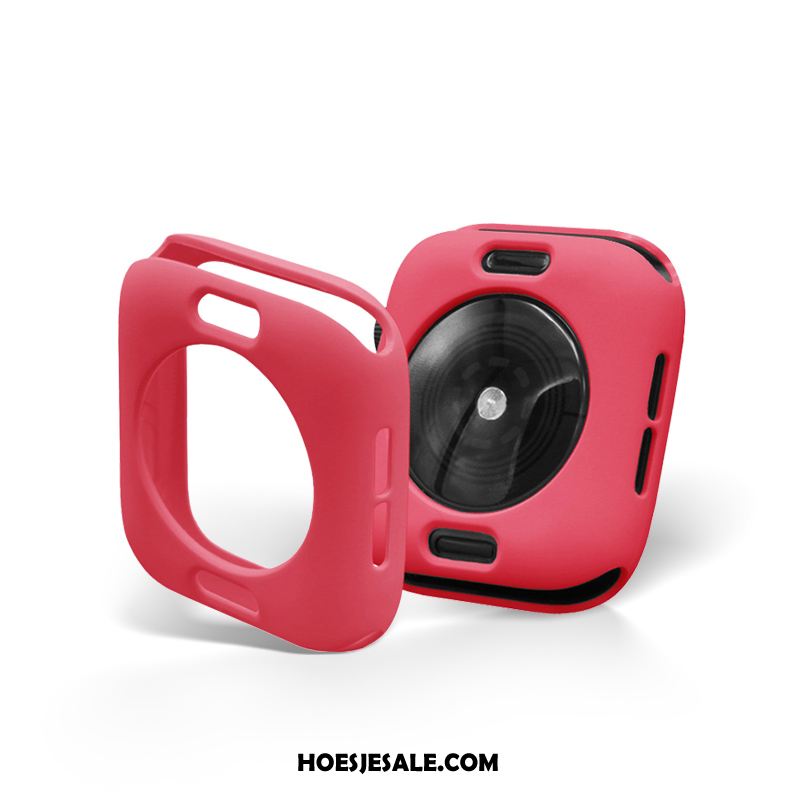 Apple Watch Series 5 Hoesje Rood Dun Echte Accessoires Bescherming Sale