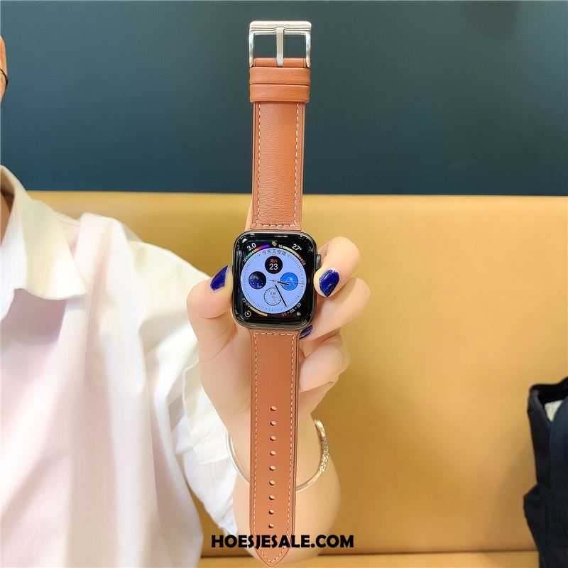 Apple Watch Series 5 Hoesje Siliconen Groen Leer Korting