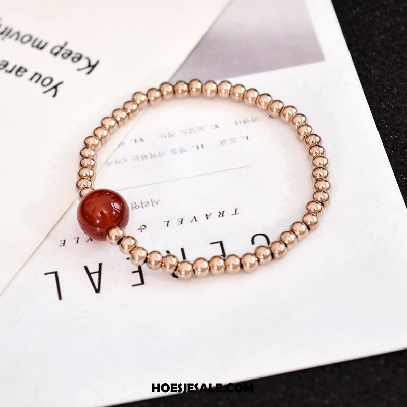 Armbanden Dames Europa Accessoires Elastiek Eenvoudig Rose Goud Goedkoop