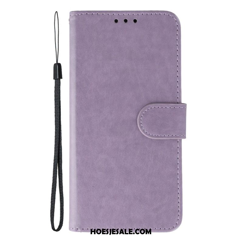 Bescherming Hoesje Oppo Find X8 Pro Kunstleren Bandje