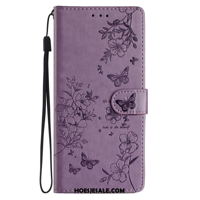 Bescherming Hoesje Oppo Reno 14 5g Gegraveerde Bloemen
