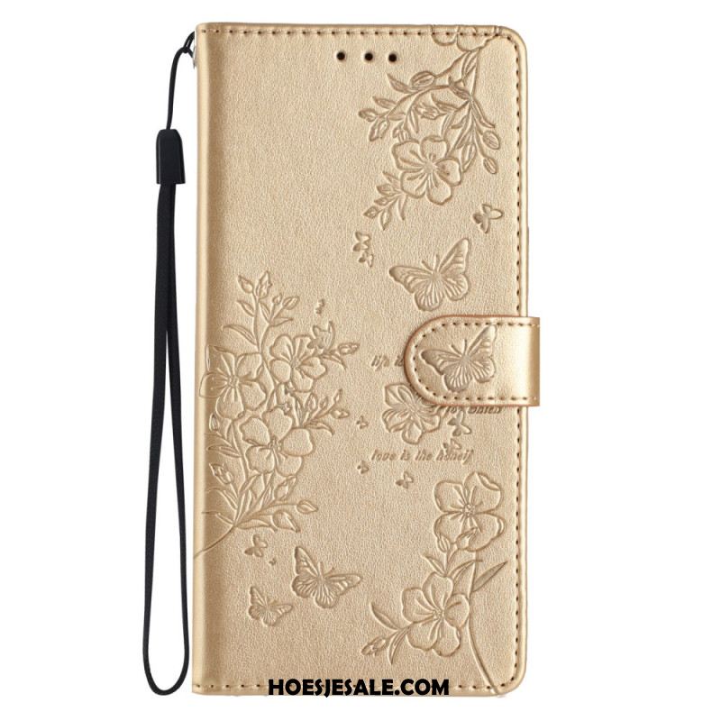 Bescherming Hoesje Oppo Reno 14 5g Gegraveerde Bloemen